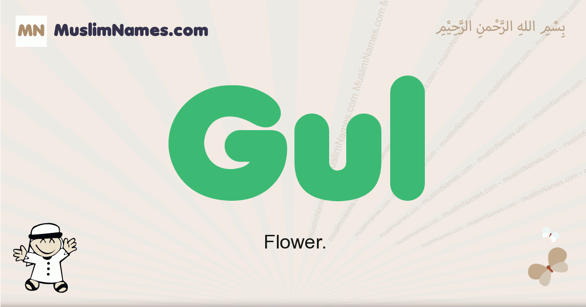 Gul - Meaning of the Muslim baby name Gul