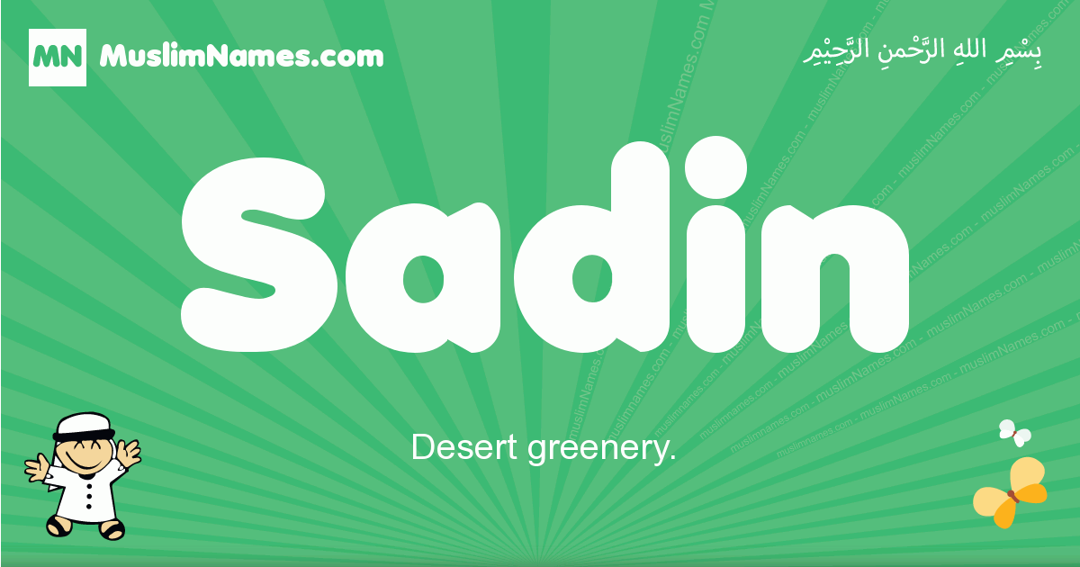 Sadin Meaning, Arabic Muslim name Sadin Meaning