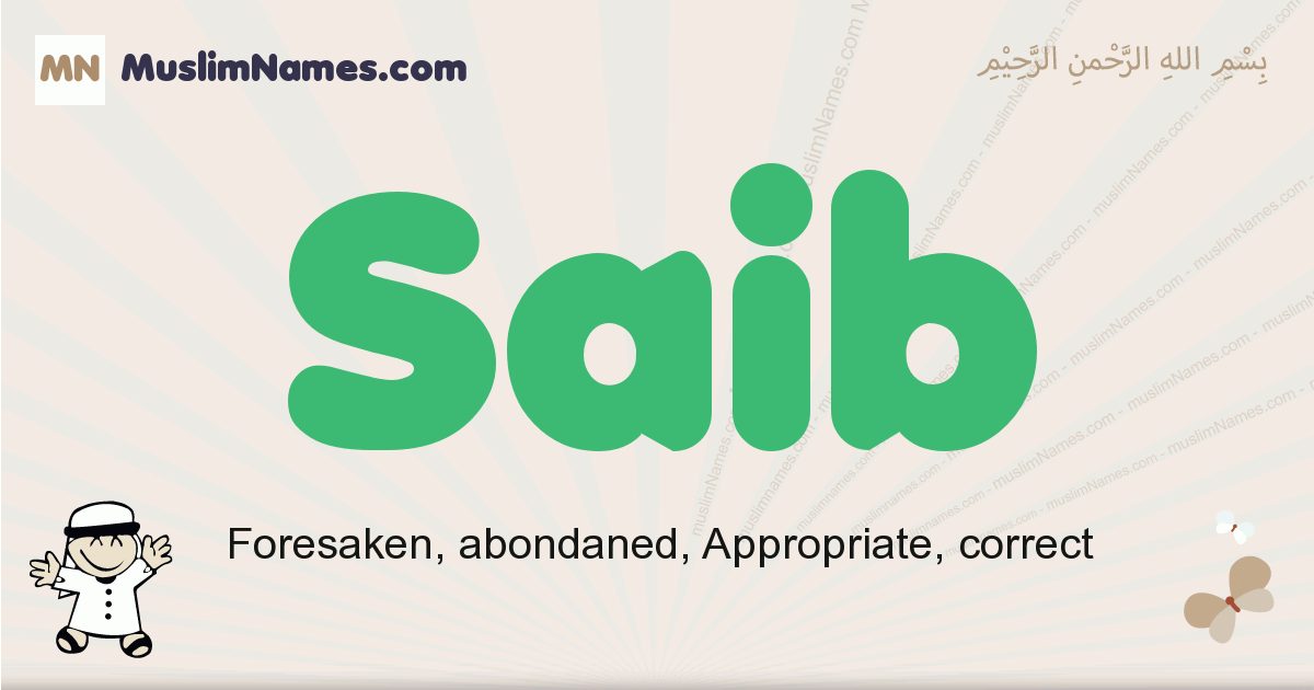 Saib Meaning Of The Muslim Baby Name Saib