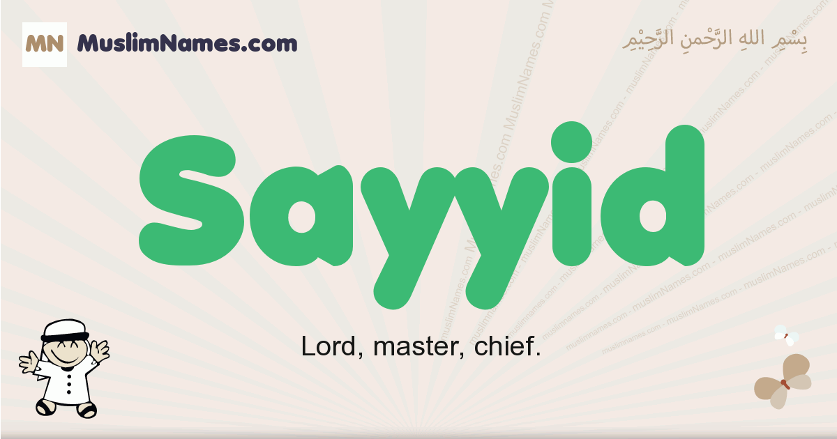 What Does Sayyid Meaning In Arabic