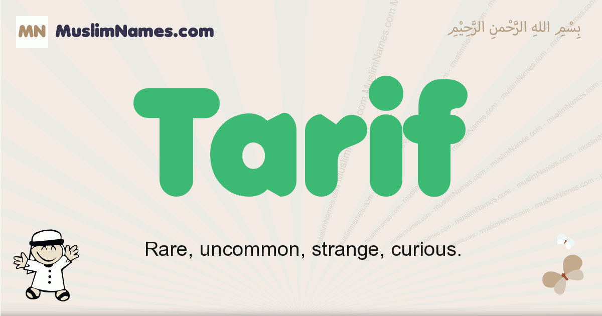 tarif-meaning-of-the-muslim-baby-name-tarif