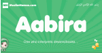 Aabira arabic girl name and meaning, quranic girls name Aabira
