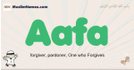 Aafa muslim boys name and meaning, islamic boys name Aafa