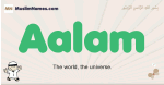 Aalam muslim boys name and meaning, islamic boys name Aalam