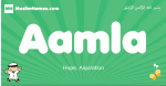 Aamla arabic boys name and meaning, quranic boys name Aamla