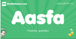 Aasfa arabic girl name and meaning, quranic girls name Aasfa