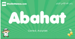 Abahat arabic boys name and meaning, quranic boys name Abahat