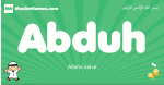 Abduh arabic boys name and meaning, quranic boys name Abduh