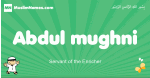 Abdul-mughni arabic boys name and meaning, quranic boys name Abdul-mughni