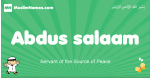 Abdus-salaam arabic boys name and meaning, quranic boys name Abdus-salaam