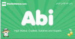 Abi arabic boys name and meaning, quranic boys name Abi