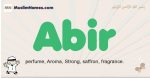 Abir muslim boys name and meaning, islamic boys name Abir