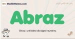 Abraz muslim boys name and meaning, islamic boys name Abraz