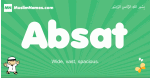 Absat arabic boys name and meaning, quranic boys name Absat