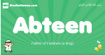 Abteen arabic boys name and meaning, quranic boys name Abteen