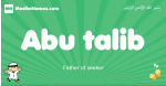 Abu-talib arabic boys name and meaning, quranic boys name Abu-talib