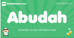 Abudah arabic boys name and meaning, quranic boys name Abudah