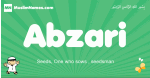 Abzari arabic boys name and meaning, quranic boys name Abzari