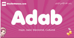 Adab arabic girls name and meaning, quranic girls name Adab