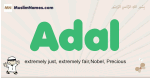 Adal muslim boys name and meaning, islamic boys name Adal