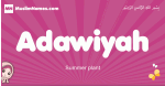 Adawiyah arabic girls name and meaning, muslim girl name Adawiyah