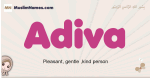 Adiva muslim girls name and meaning, islamic girls name Adiva