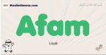 Afam muslim boys name and meaning, islamic boys name Afam