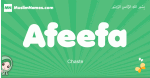 Afeefa arabic girl name and meaning, quranic girls name Afeefa