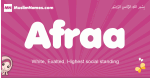 Afraa arabic girls name and meaning, muslim girl name Afraa