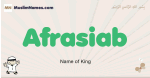Afrasiab muslim boys name and meaning, islamic boys name Afrasiab