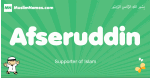 Afseruddin arabic boys name and meaning, quranic boys name Afseruddin