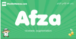 Afza arabic boys name and meaning, quranic boys name Afza