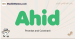 Ahid muslim boys name and meaning, islamic boys name Ahid