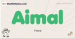 Aimal muslim boys name and meaning, islamic boys name Aimal