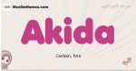 Akida muslim girls name and meaning, islamic girls name Akida