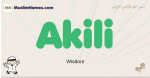 Akili muslim boys name and meaning, islamic boys name Akili