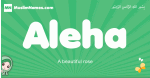 Aleha arabic girl name and meaning, quranic girls name Aleha