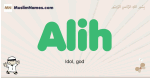 Alih muslim boys name and meaning, islamic boys name Alih