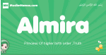Almira arabic girl name and meaning, quranic girls name Almira