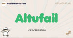 Altufail muslim boys name and meaning, islamic boys name Altufail