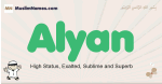 Alyan muslim boys name and meaning, islamic boys name Alyan