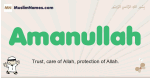 Amanullah muslim boys name and meaning, islamic boys name Amanullah