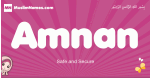 Amnan arabic girls name and meaning, quranic girls name Amnan