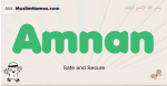 Amnan muslim boys name and meaning, islamic boys name Amnan