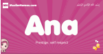 Ana arabic girls name and meaning, muslim girl name Ana