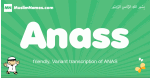 Anass arabic boys name and meaning, quranic boys name Anass