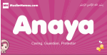 Anaya arabic girls name and meaning, quranic girls name Anaya