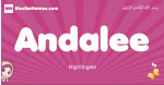 Andalee arabic girls name and meaning, muslim girl name Andalee