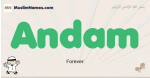 Andam muslim boys name and meaning, islamic boys name Andam