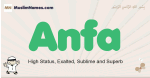 Anfa muslim boys name and meaning, islamic boys name Anfa